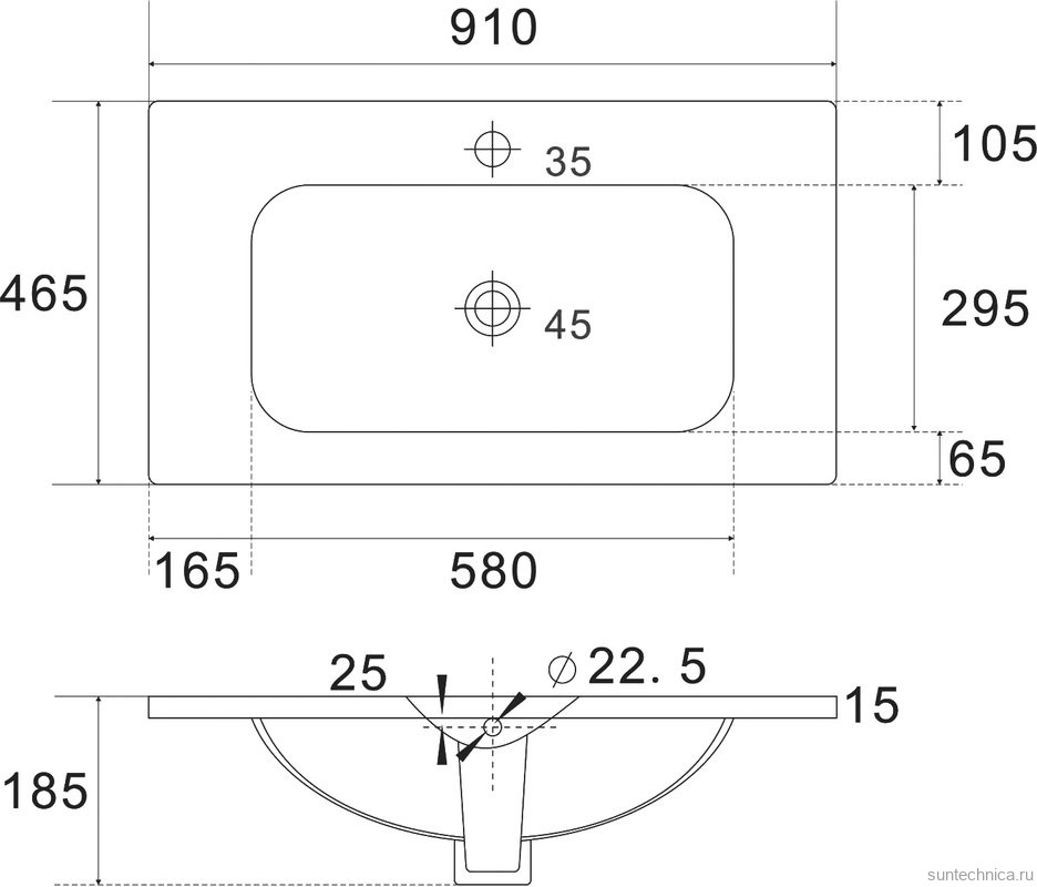 Мебель для ванной комнаты Art&Max Platino 90 подвесная, черная матовая