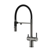 Смеситель для кухни Gravity, вороненая сталь, Gr213888-GM, Starke-Paulmark Смеситель для кухни Gravity, вороненая сталь, Gr213888-GM, Starke-Paulmark