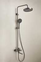 Душевая стойка BELZ B813 B24813-3 оружейная сталь