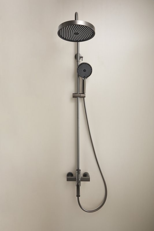 Душевая стойка BELZ B813 B24813-3 оружейная сталь