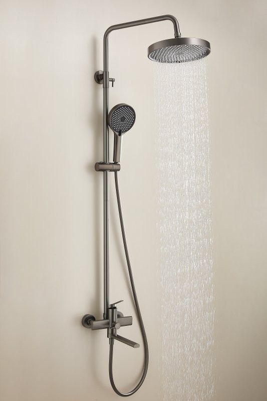 Душевая стойка BELZ B813 B24813-3 оружейная сталь