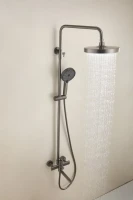 Душевая стойка BELZ B813 B24813-3 оружейная сталь Душевая стойка BELZ B813 B24813-3 оружейная сталь