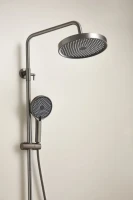Душевая стойка BELZ B813 B24813-3 оружейная сталь Душевая стойка BELZ B813 B24813-3 оружейная сталь