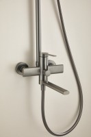 Душевая стойка BELZ B813 B24813-3 оружейная сталь