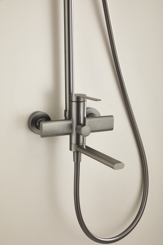 Душевая стойка BELZ B813 B24813-3 оружейная сталь