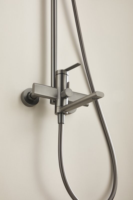 Душевая стойка BELZ B813 B24813-3 оружейная сталь