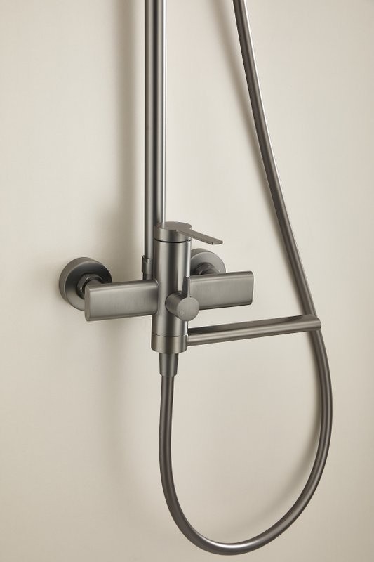 Душевая стойка BELZ B813 B24813-3 оружейная сталь