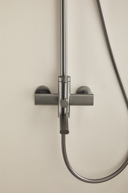 Душевая стойка BELZ B813 B24813-3 оружейная сталь