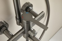 Душевая стойка BELZ B813 B24813-3 оружейная сталь