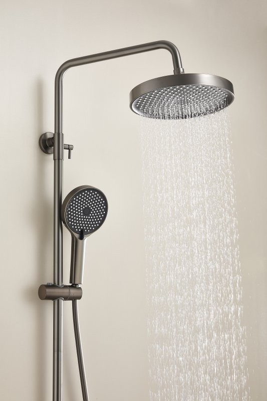 Душевая стойка BELZ B813 B24813-3 оружейная сталь