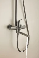 Душевая стойка BELZ B813 B24813-3 оружейная сталь Душевая стойка BELZ B813 B24813-3 оружейная сталь