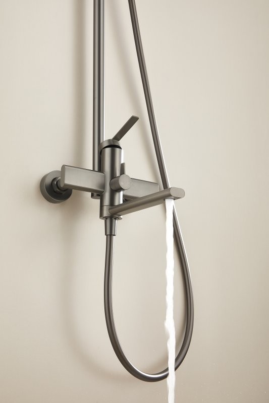 Душевая стойка BELZ B813 B24813-3 оружейная сталь