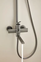 Душевая стойка BELZ B813 B24813-3 оружейная сталь Душевая стойка BELZ B813 B24813-3 оружейная сталь