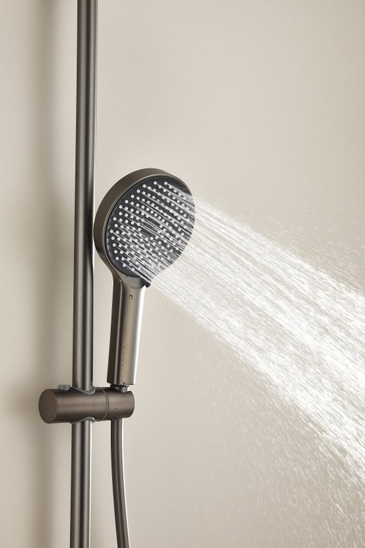 Душевая стойка BELZ B813 B24813-3 оружейная сталь