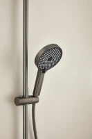 Душевая стойка BELZ B813 B24813-3 оружейная сталь Душевая стойка BELZ B813 B24813-3 оружейная сталь