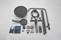 Душевая стойка BELZ B813 B24813-3 оружейная сталь