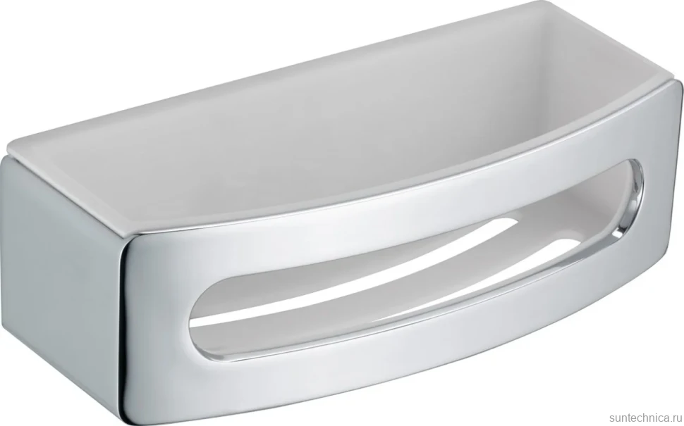 Полка Keuco Elegance new 11658 хром, белая