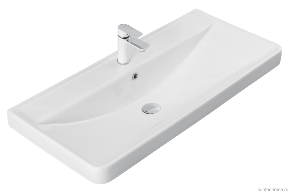 Мебель для ванной комнаты Aquanet Вега 100 подвесная, бежевая