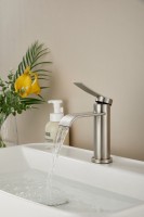 Смеситель для раковины BELZ B812 B10812-1 сатин