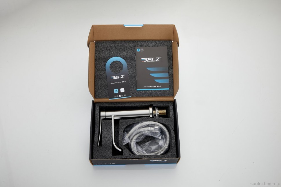 Смеситель для раковины BELZ B812 B10812-1 сатин