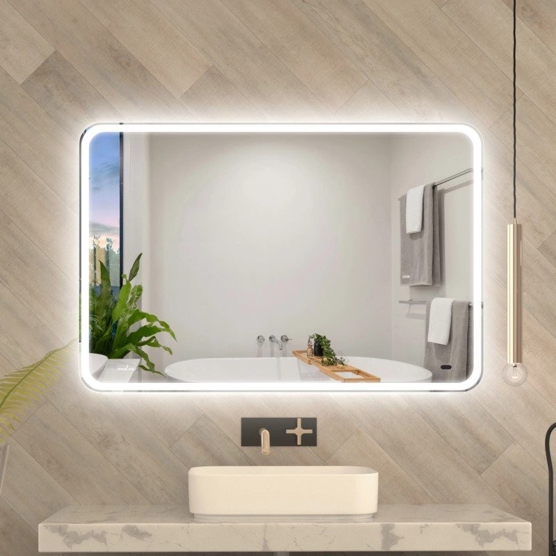 Зеркало Mixline Турин 120 с подсветкой, бесконтактный выключатель