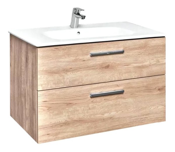 Тумба с раковиной Roca Victoria 80 орех