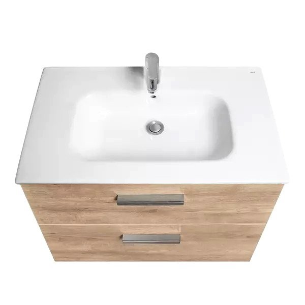 Тумба с раковиной Roca Victoria 80 орех