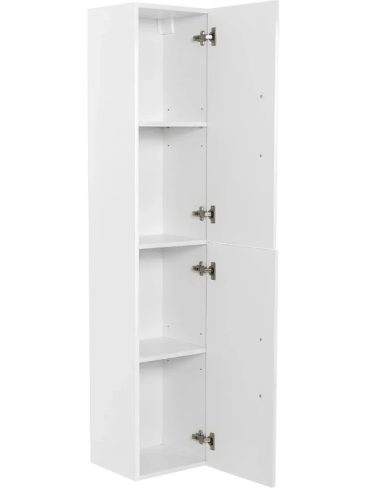 Шкаф пенал для ванной BelBagno Aurora 30 R bianco lucido (ручки на выбор)