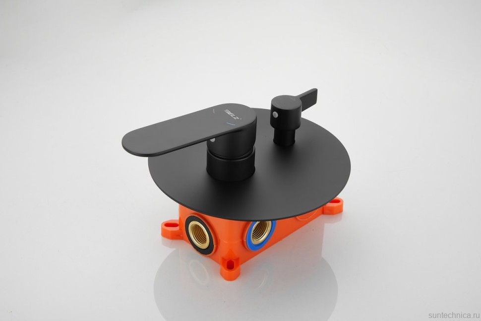 Душевой комплект BELZ B713 B80713-7 С ВНУТРЕННЕЙ ЧАСТЬЮ, черный