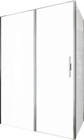 Душевой уголок Allen Brau Priority 140x80, профиль хром, стекло прозрачное