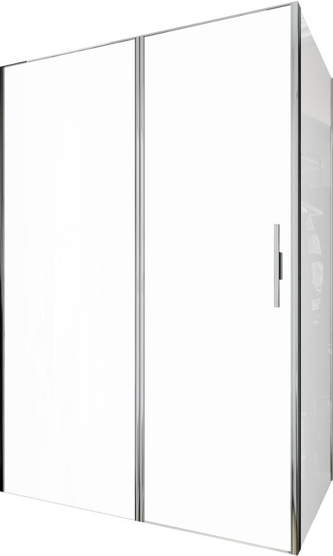 Душевой уголок Allen Brau Priority 140x80, профиль хром, стекло прозрачное