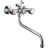 Смеситель с длинным изливом для ванны Frap H09 F2209 хром Смеситель с длинным изливом для ванны Frap H09 F2209 хром