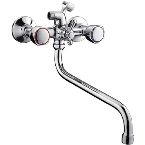 Смеситель с длинным изливом для ванны Frap H09 F2209 хром