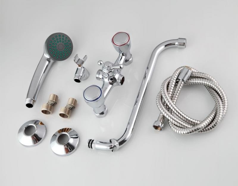 Смеситель с длинным изливом для ванны Frap H09 F2209 хром