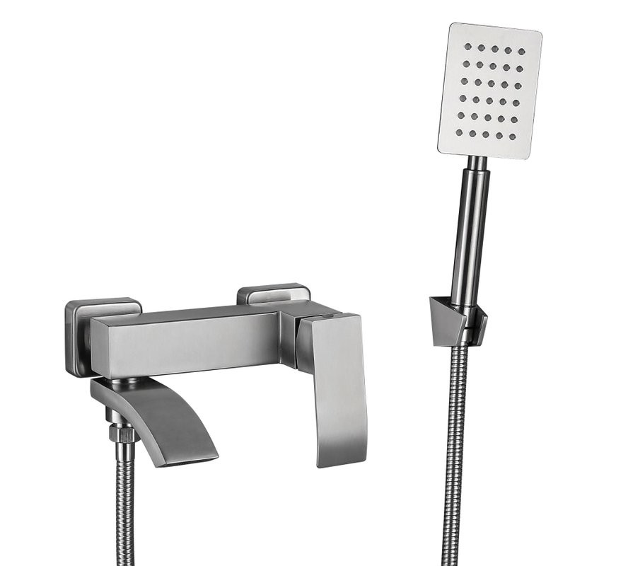 Смеситель для ванны с душем Fmark FS8624-1 сатин