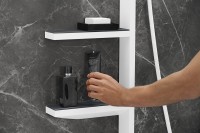 Душевая стойка Hansgrohe Rainfinity 26842700 С ВНУТРЕННЕЙ ЧАСТЬЮ, матовая белая
