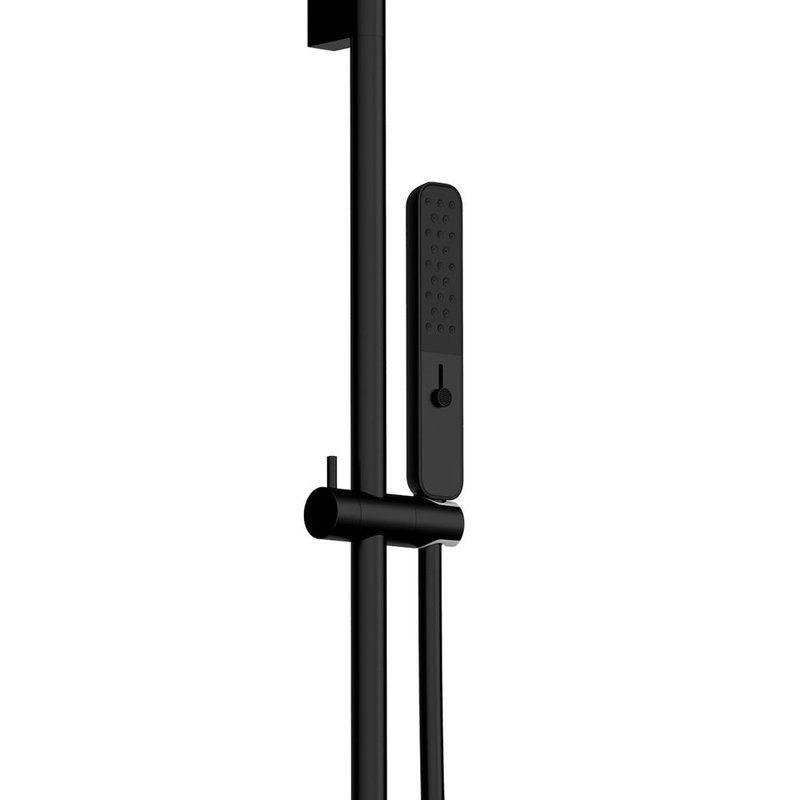 Душевая система скрытого монтажа для душа, лейка, верхний душ, черный AQUAme AQM8401MB