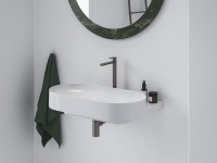 Смеситель для раковины Ravak Eleganta EL 015.21GB BeCool, брашированный графит