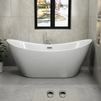 Акриловая ванна Ceruttispa 10201 180x80 см, отдельностоящая, белая, овальная, с каркасом, со сливом-переливом, с донным клапаном