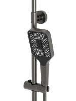 Душевая стойка BelBagno Due DUE-DOCM-GM оружейная сталь