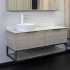 Мебель для ванной Comforty Порто 120 одна раковина, подвесная, дуб дымчатый