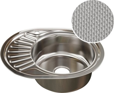 Мойка кухонная Mixline 532303 с декором