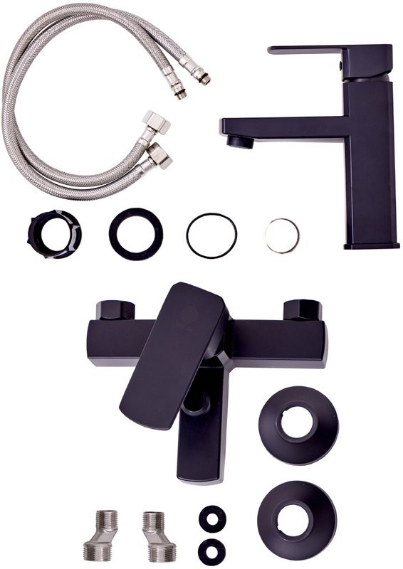 Комплект для ванной Orange One Life P06-511b черный