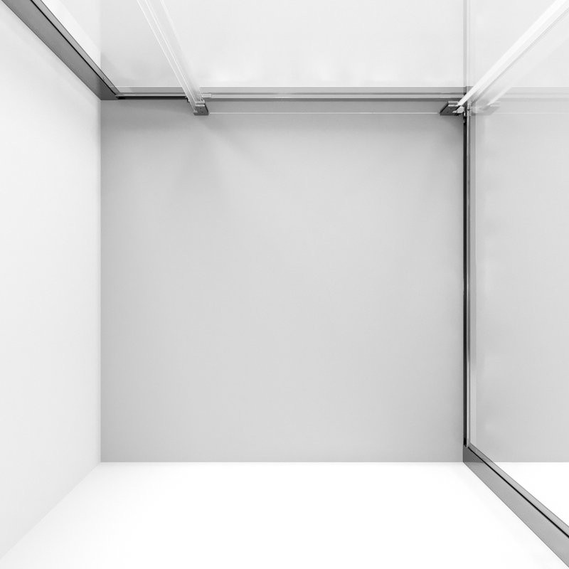 Душевой уголок Niagara Nova NG-6635-34 100x100, профиль хром, стекло прозрачное