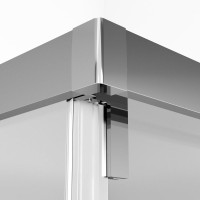 Душевой уголок Niagara Nova NG-6635-34 100x100, профиль хром, стекло прозрачное