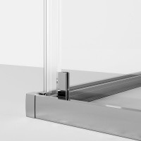 Душевой уголок Niagara Nova NG-6635-34 100x100, профиль хром, стекло прозрачное