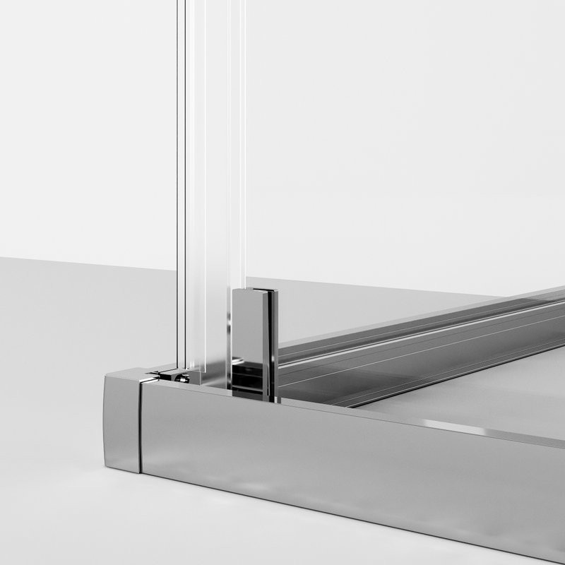 Душевой уголок Niagara Nova NG-6635-34 100x100, профиль хром, стекло прозрачное