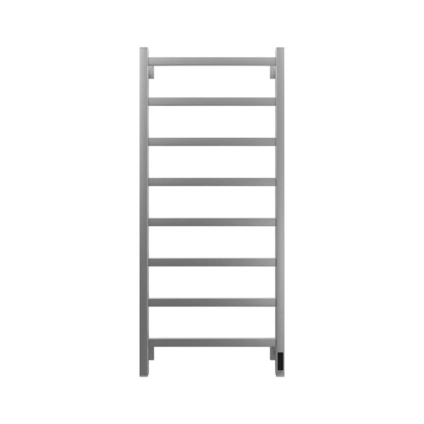 Полотенцесушитель электрический Grota Soffi K 530х1200 NM EL 120x55 см, подключение справа, слева, скрытое подключение справа, матовый хром, лесенка