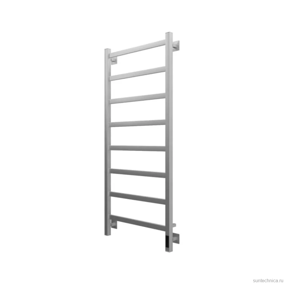 Полотенцесушитель электрический Grota Soffi K 530х1200 NM EL 120x55 см, подключение справа, слева, скрытое подключение справа, матовый хром, лесенка