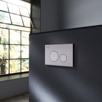 Кнопка смыва для унитаза AM.PM Pro L I049031 пластик, цвет матовый никель Кнопка смыва для унитаза AM.PM Pro L I049031 пластик, цвет матовый никель